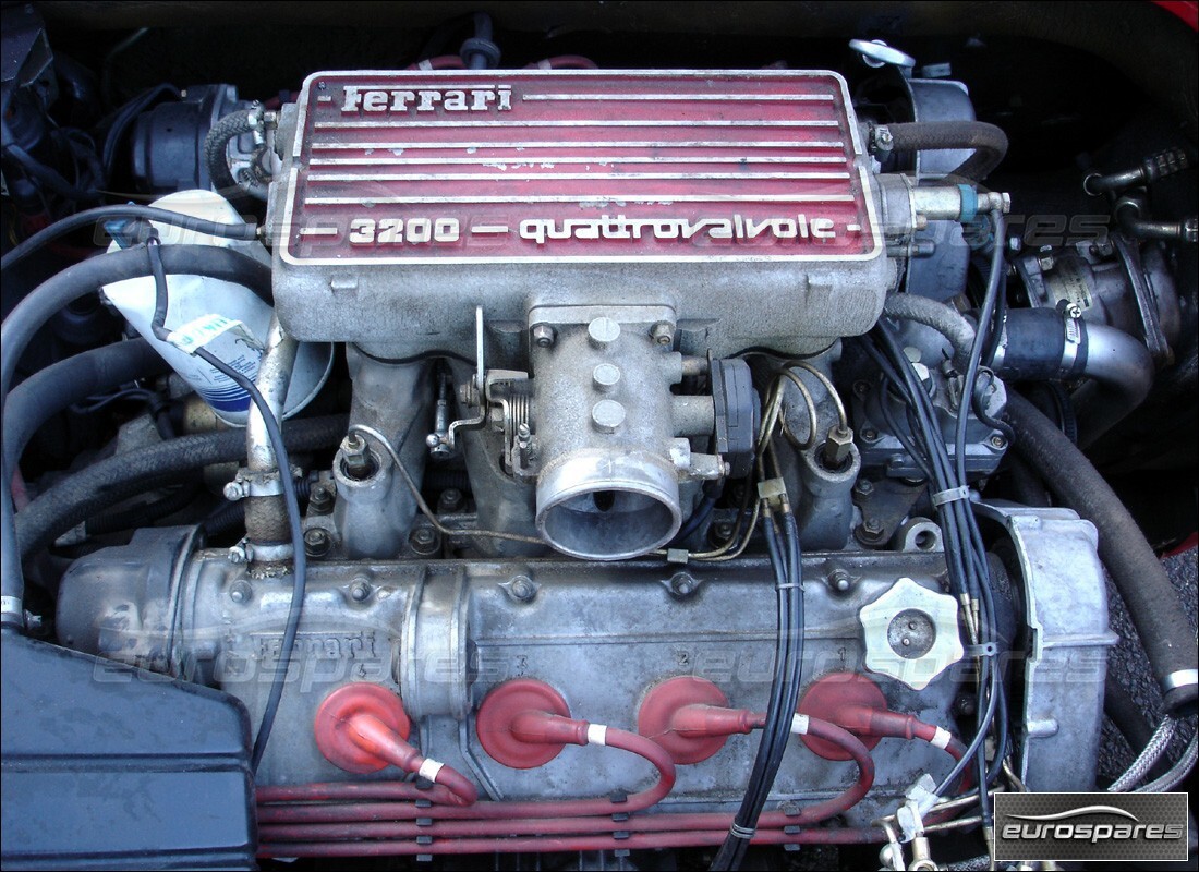 Ferrari 328 (1988) with 49,000 Kilometers, being prepared for breaking #8