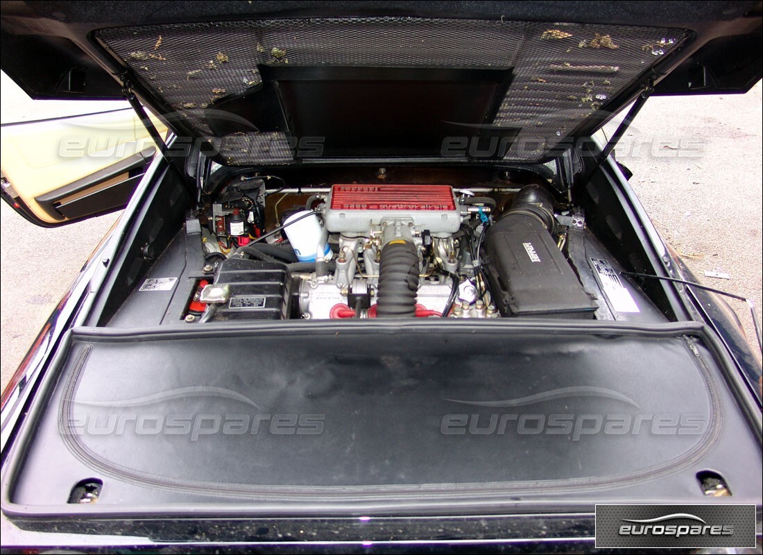 Ferrari 328 (1988) with 11,275 Kilometers, being prepared for breaking #4