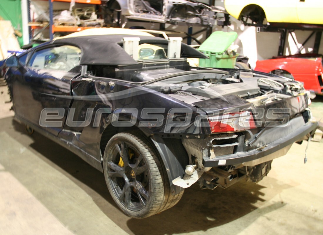 Lamborghini LP560-4 Spider (2010) with 32,026 Miles, being prepared for breaking #4