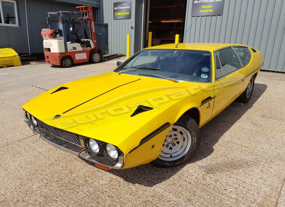 Lamborghini Espada getting ready to be stripped for parts at Eurospares