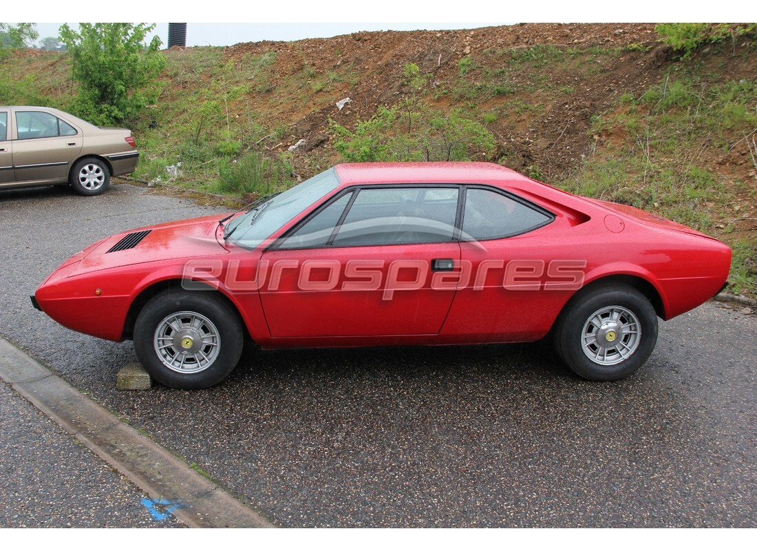 Ferrari 308 GT4 Dino (1976) with 4,173 Kilometers, being prepared for breaking #2