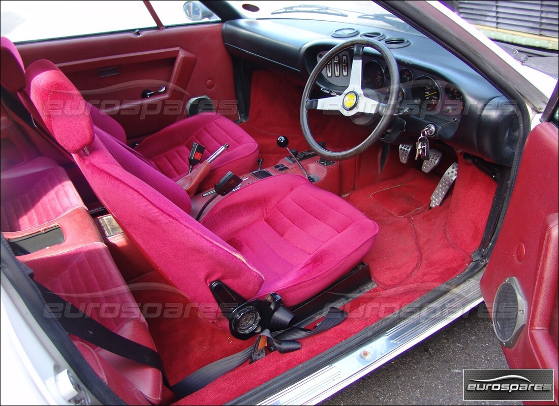 Ferrari 308 GT4 Dino (1976) with 68,108 Miles, being prepared for breaking #7