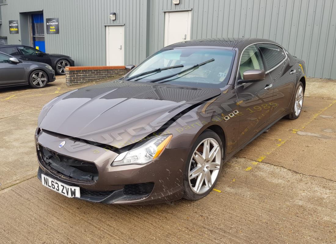 Maserati QTP. V6 3.0 BT 410bhp 2015 getting ready to be stripped for parts at Eurospares