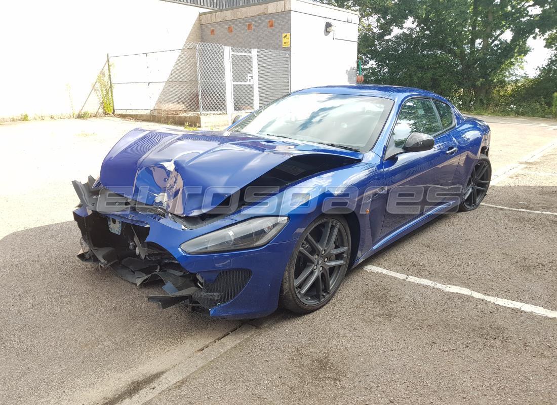 Maserati Granturismo MC Stradale (2011) getting ready to be stripped for parts at Eurospares