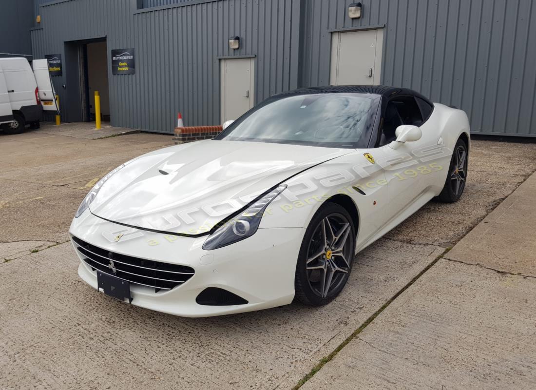 Ferrari California T (Europe) getting ready to be stripped for parts at Eurospares