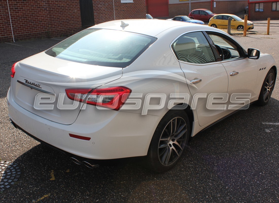 Maserati Ghibli (2014) with 6,087 Miles, being prepared for breaking #3