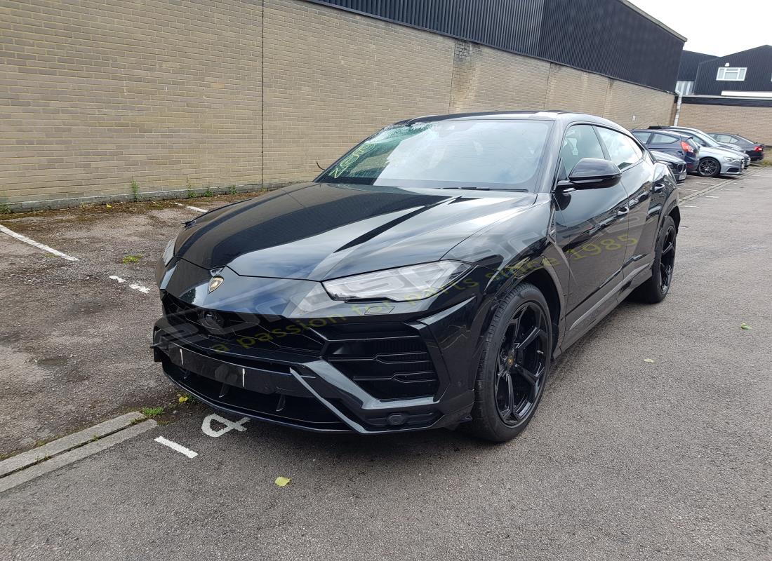Lamborghini Urus (2019) getting ready to be stripped for parts at Eurospares