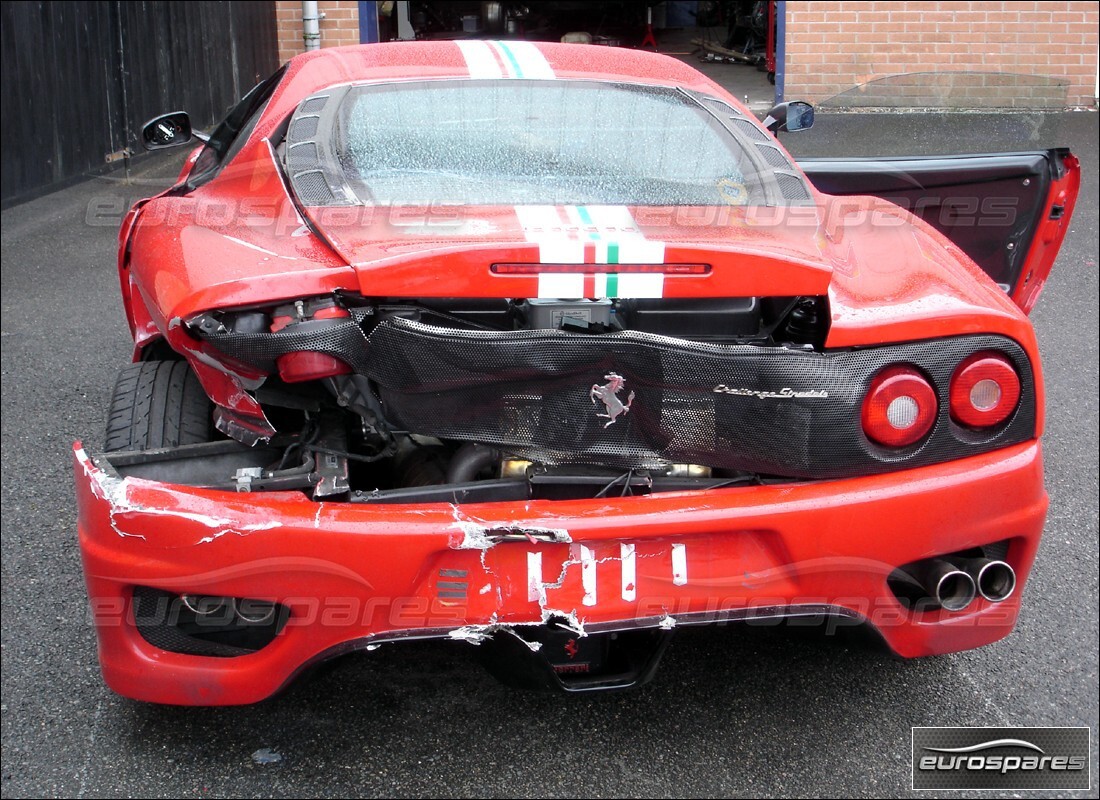 Ferrari 360 Modena with 3,000 Kilometers, being prepared for breaking #4