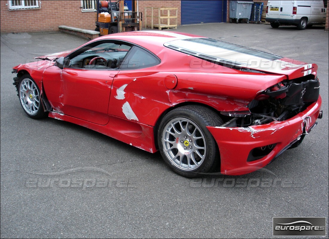 Ferrari 360 Modena with 3,000 Kilometers, being prepared for breaking #2