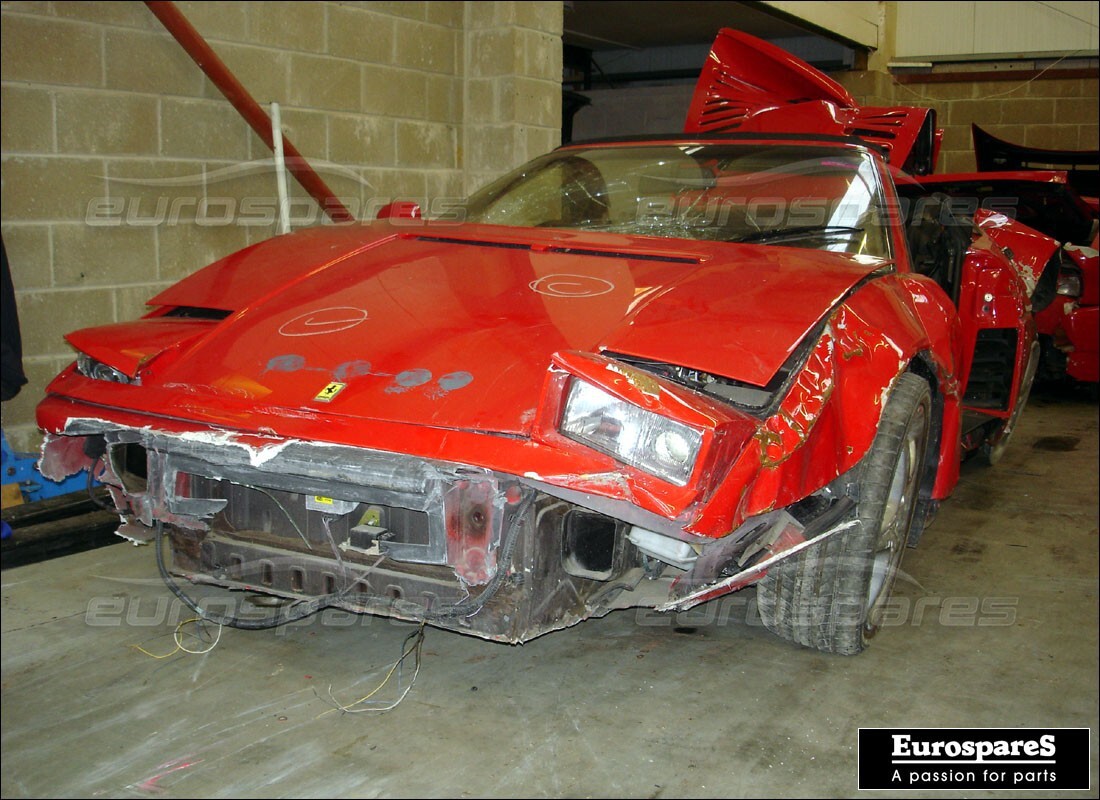 Ferrari 355 (5.2 Motronic) getting ready to be stripped for parts at Eurospares