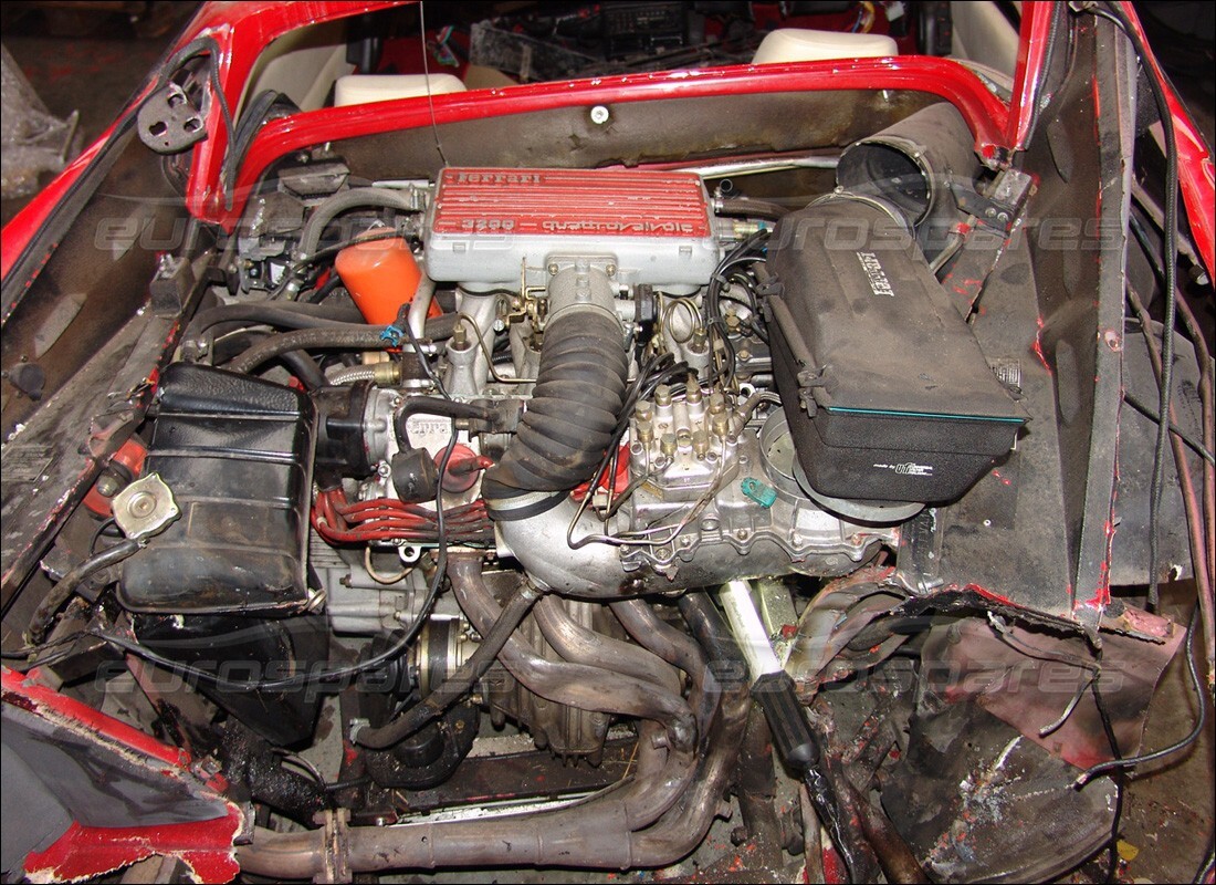 Ferrari 328 (1985) with 25,374 Miles, being prepared for breaking #7