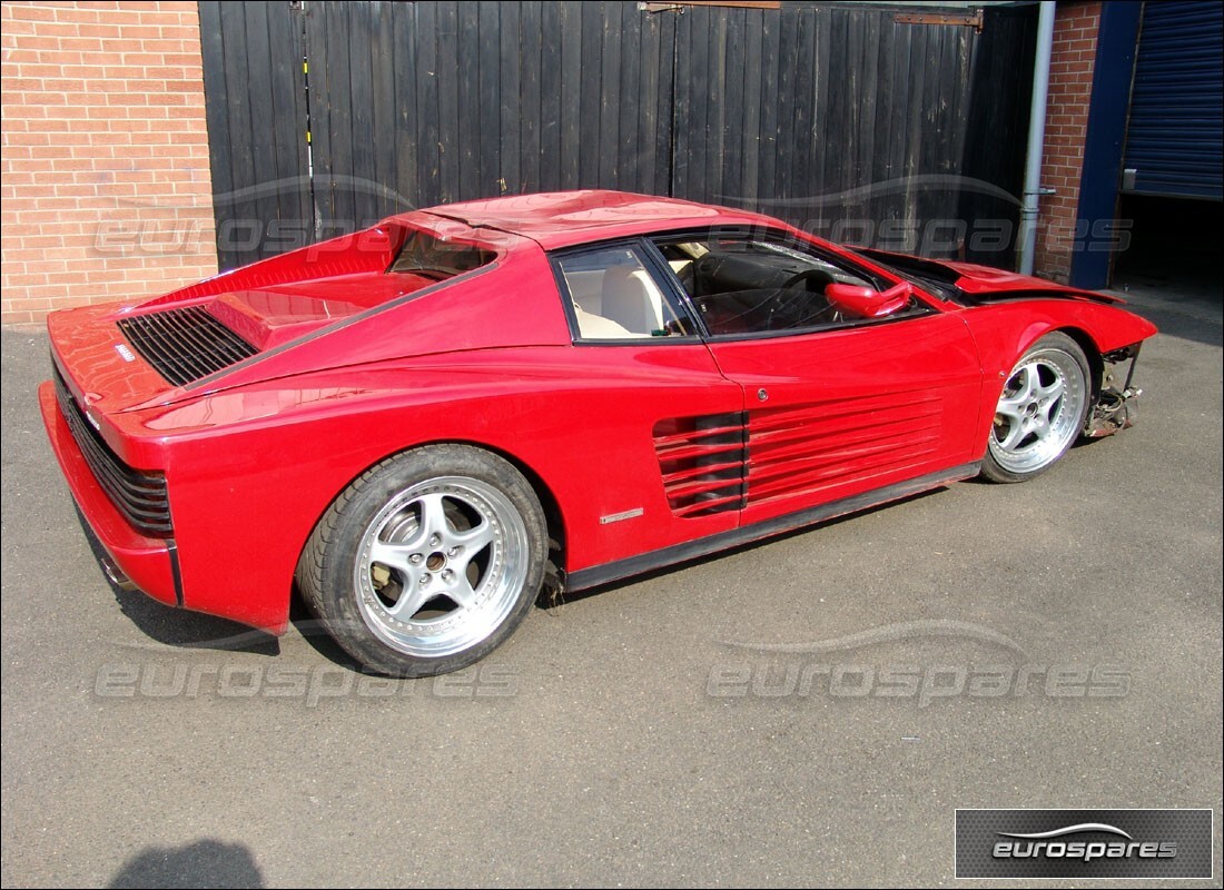 Ferrari Testarossa (1990) with 33,992 Miles, being prepared for breaking #4