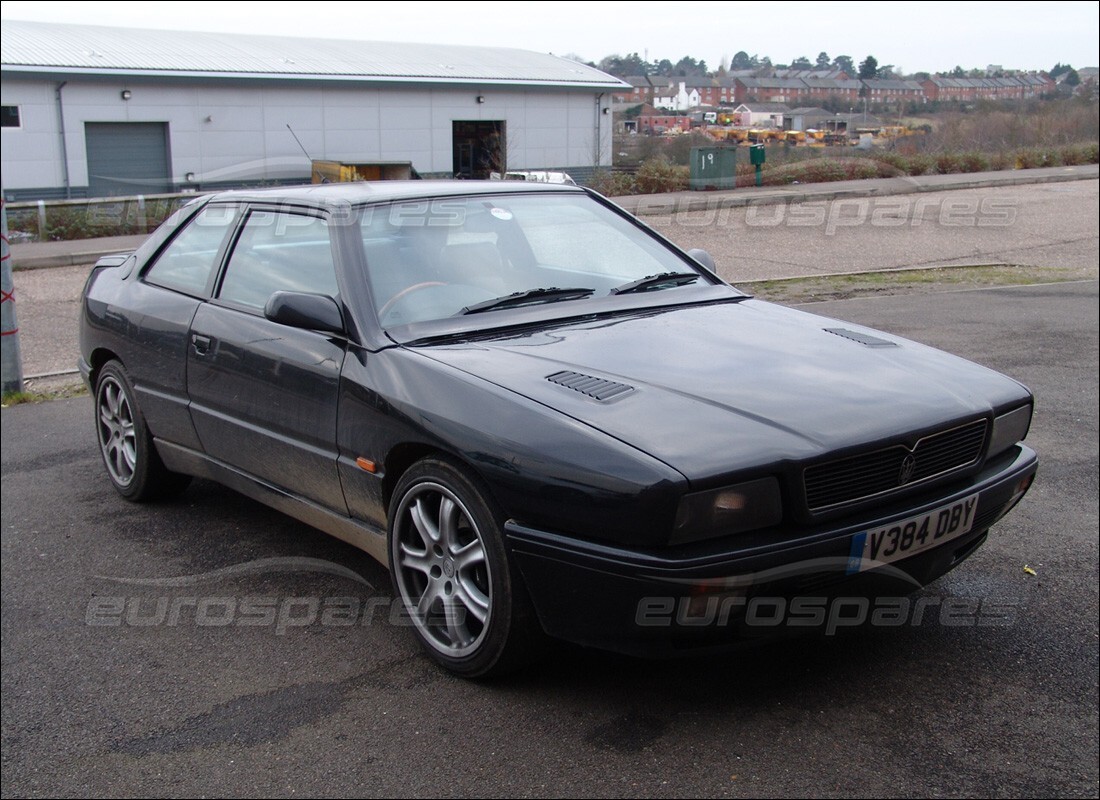 Maserati Ghibli 2.8 GT (Variante) getting ready to be stripped for parts at Eurospares