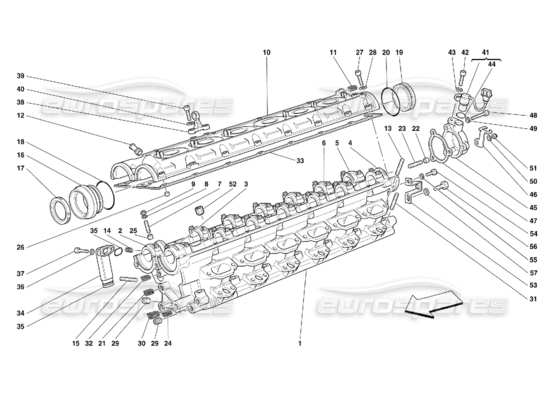 a part diagram from the Ferrari 456 parts catalogue