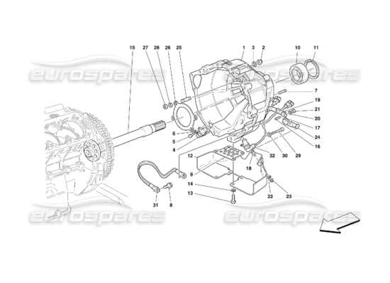 a part diagram from the Ferrari 456 parts catalogue