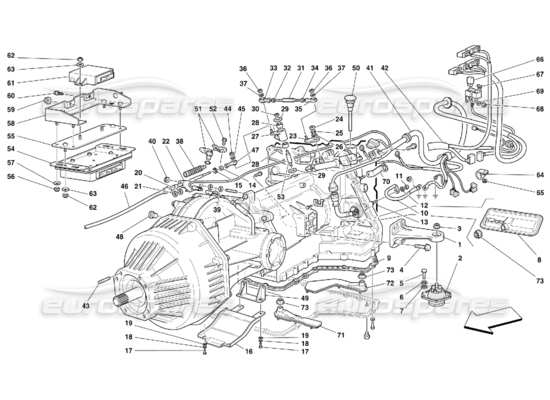 a part diagram from the Ferrari 456 parts catalogue