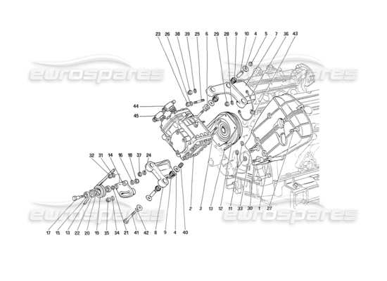 a part diagram from the Ferrari 208 parts catalogue