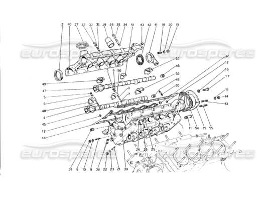 a part diagram from the Ferrari 308 parts catalogue