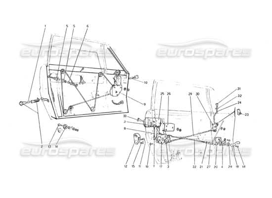 a part diagram from the Ferrari 308 parts catalogue