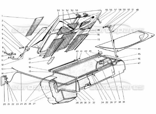 a part diagram from the Ferrari 308 parts catalogue