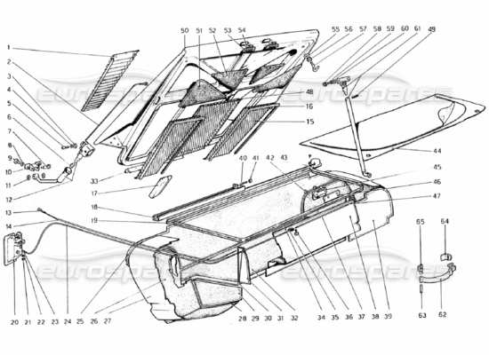 a part diagram from the Ferrari 308 parts catalogue