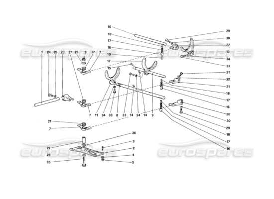 a part diagram from the Ferrari 308 parts catalogue