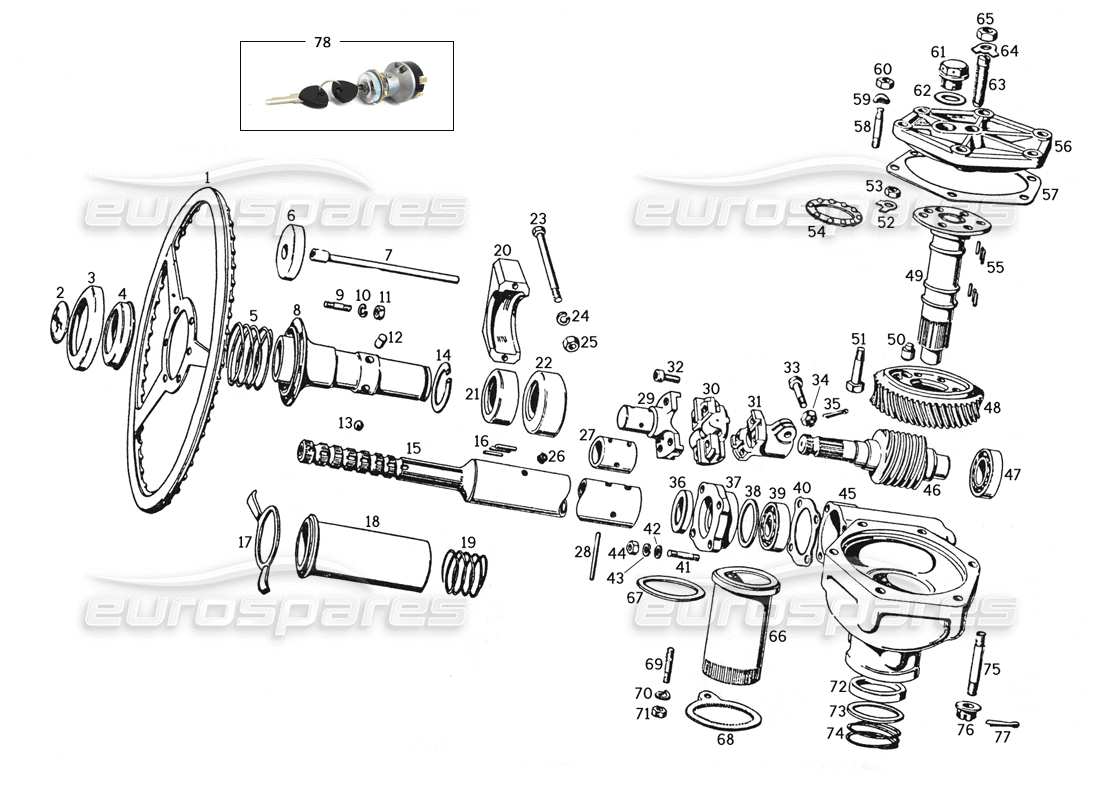 Part diagram containing part number 250GTE002