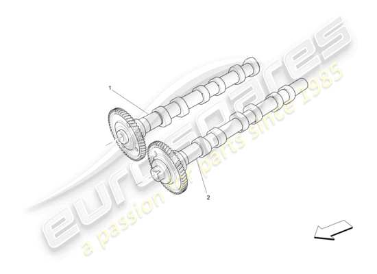 a part diagram from the Maserati Ghibli (2014-2016) parts catalogue