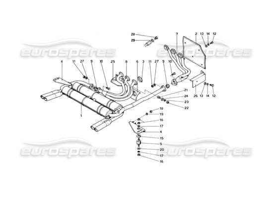 a part diagram from the Ferrari 246 parts catalogue