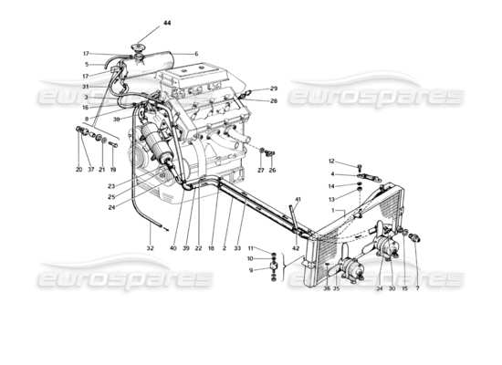 a part diagram from the Ferrari 246 parts catalogue