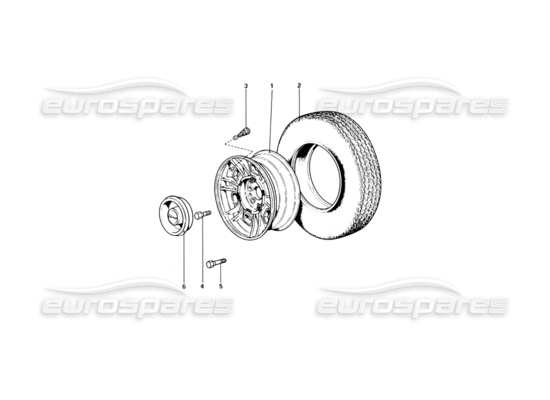 a part diagram from the Ferrari 246 parts catalogue