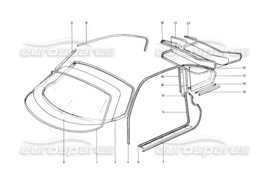 a part diagram from the Ferrari 246 parts catalogue