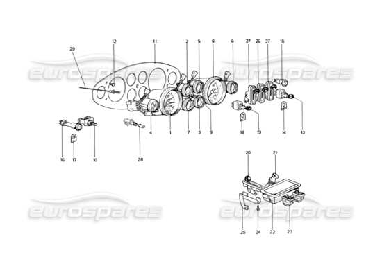 a part diagram from the Ferrari 246 parts catalogue