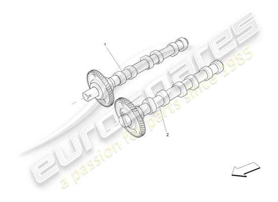 a part diagram from the Maserati Ghibli (2014-2016) parts catalogue