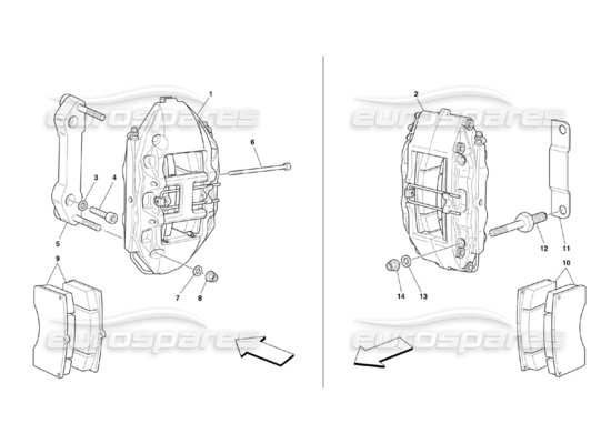 a part diagram from the Ferrari 360 parts catalogue