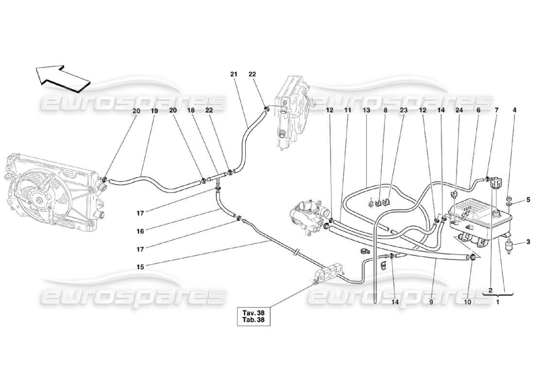 Ferrari 360 Challenge Stradale Nourice Parts Diagram