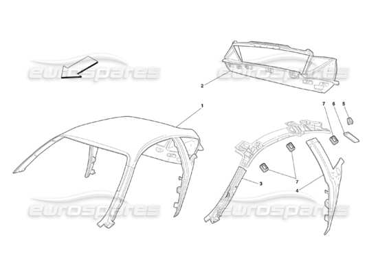 a part diagram from the Ferrari 360 parts catalogue