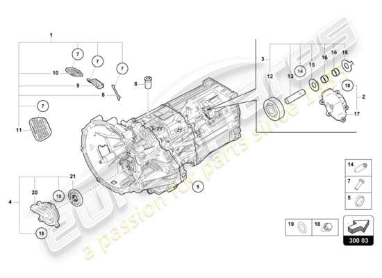 a part diagram from the Lamborghini Aventador LP770-4 SVJ parts catalogue