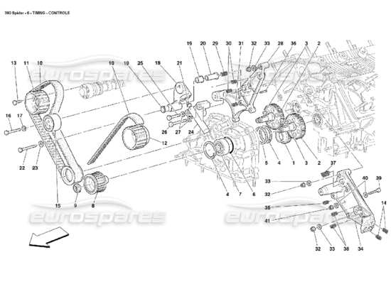 a part diagram from the Ferrari 360 parts catalogue