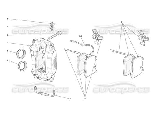 a part diagram from the Ferrari 360 parts catalogue