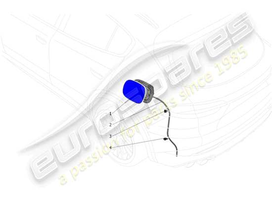 a part diagram from the Maserati Grecale parts catalogue