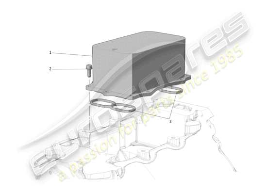 a part diagram from the Maserati Grecale parts catalogue