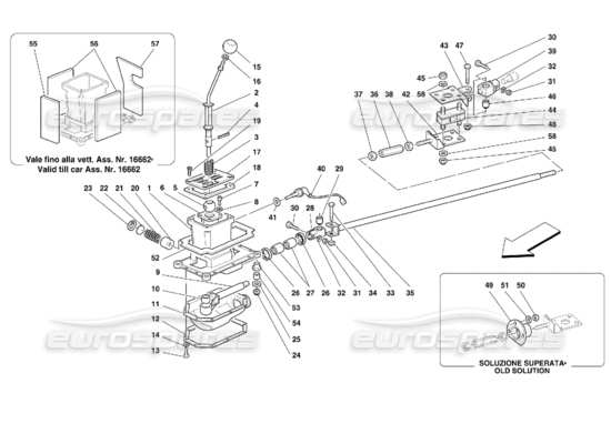 a part diagram from the Ferrari 355 parts catalogue