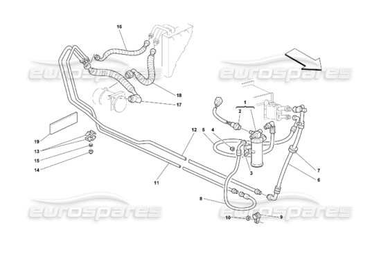 a part diagram from the Ferrari 355 parts catalogue