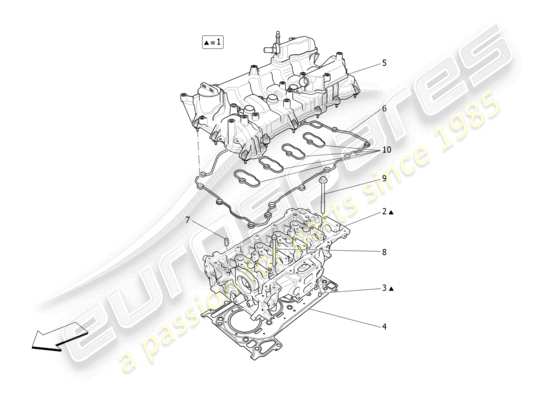 a part diagram from the Maserati Levante parts catalogue