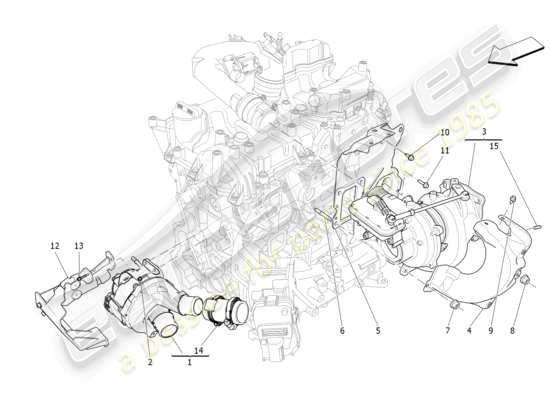 a part diagram from the Maserati Levante parts catalogue