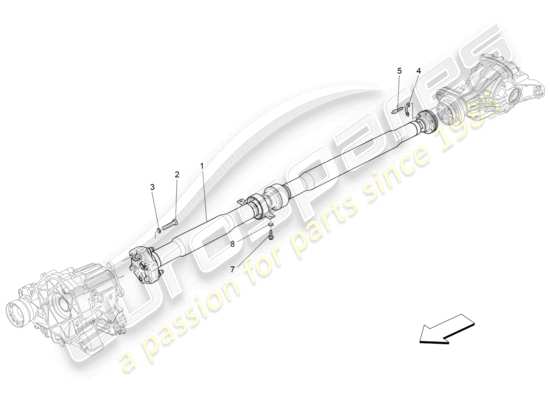 a part diagram from the Maserati Levante parts catalogue