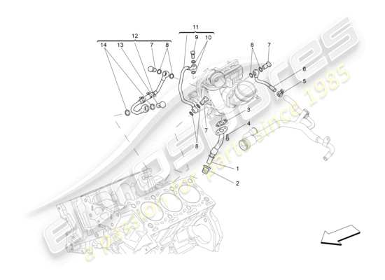 a part diagram from the Maserati Levante parts catalogue