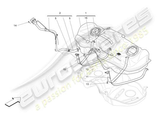 a part diagram from the Maserati Levante parts catalogue