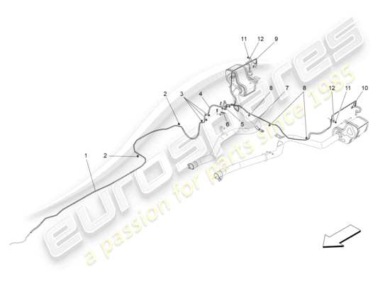 a part diagram from the Maserati Levante parts catalogue